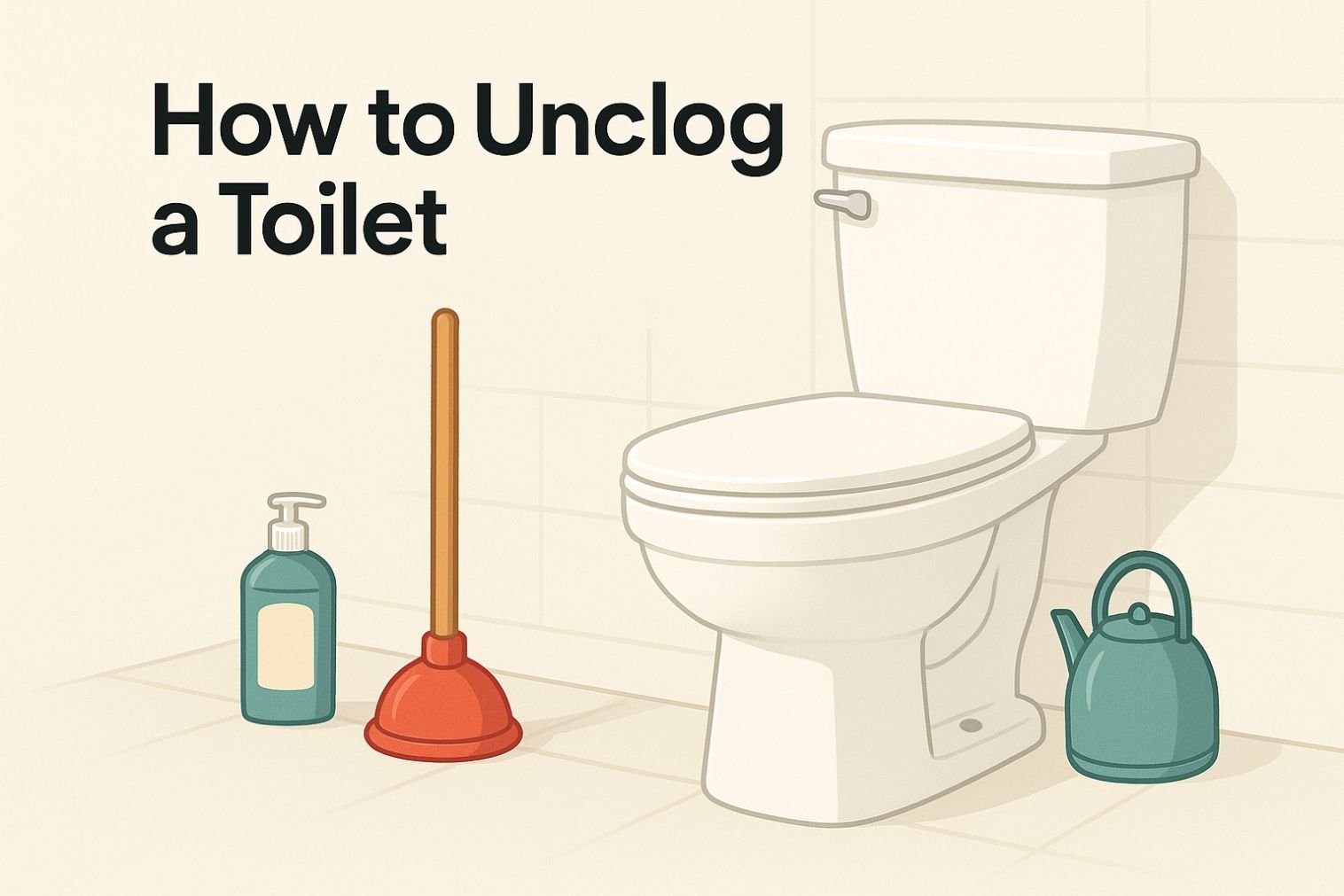 how to unclog a toilet