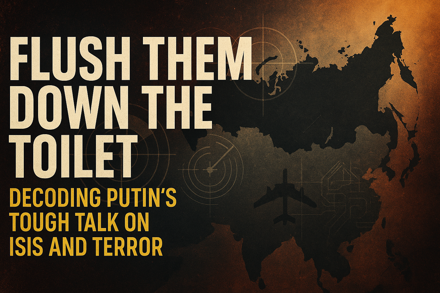 “Flush Them Down the Toilet”: Decoding Putin’s Tough Talk on ISIS and Terror