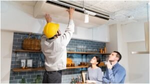 How does the market approach work in HVAC valuations?