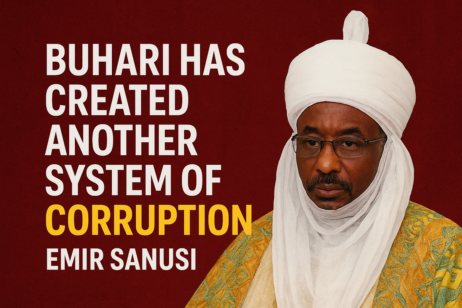 The New Face of an Old Problem: Decoding Sanusi’s Warning on Buhari’s Corruption
