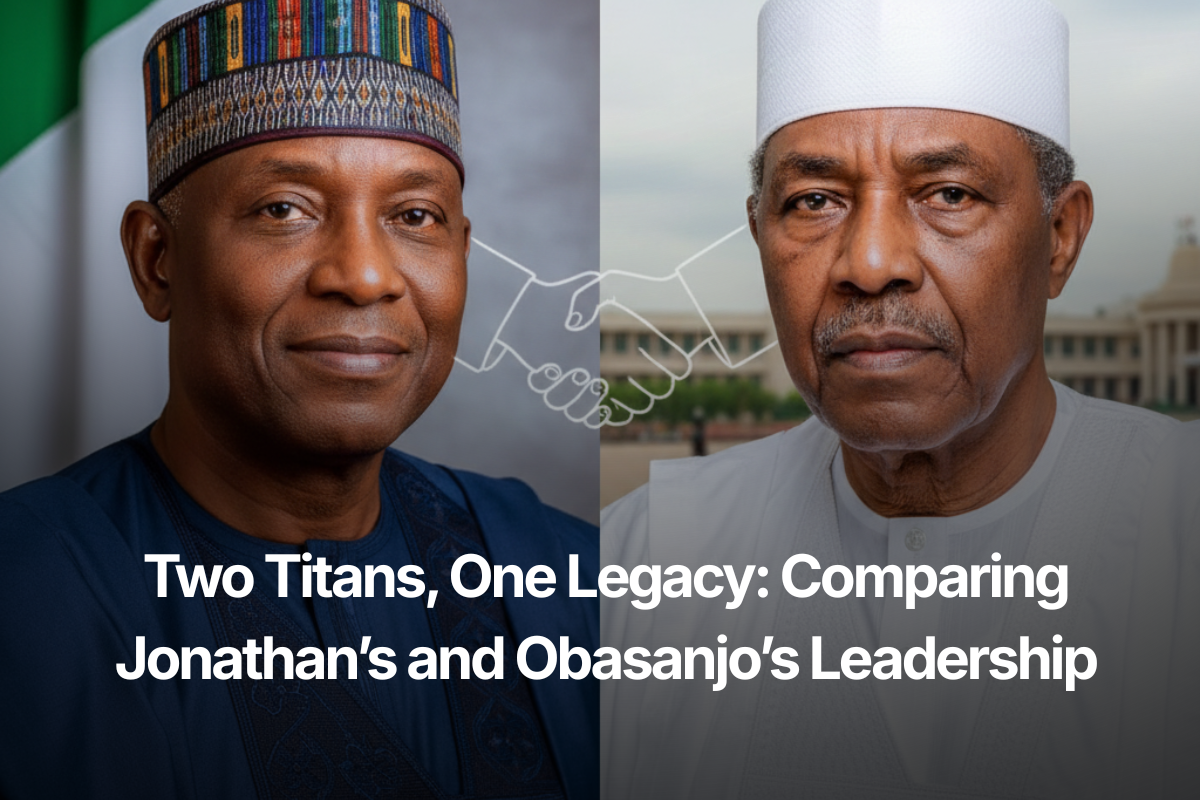Two Titans, One Legacy: Comparing Jonathan’s and Obasanjo’s Leadership