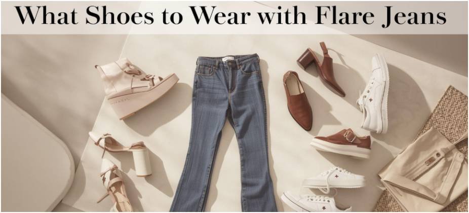 what shoes to wear with flare jeans