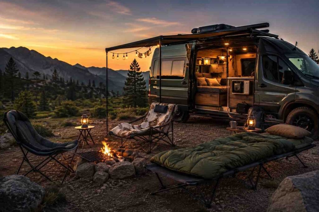 Comfort in the Wild: Elevated Sleeping and Lounging